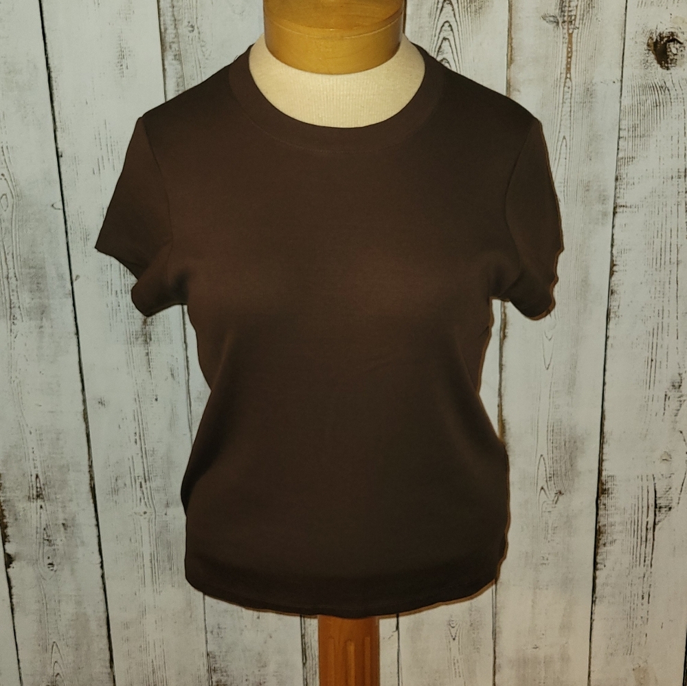 Madewell Women's Ribbed Tee (XL)